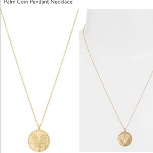 Gorjana Palm Coin Pendant Necklace